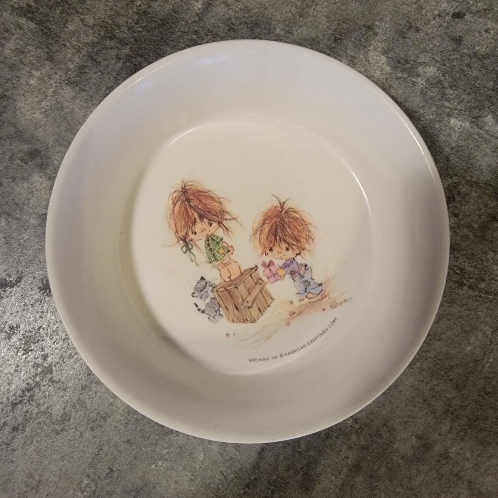 Vintage -Urchins 3243 American Greetings Melamine Bowl